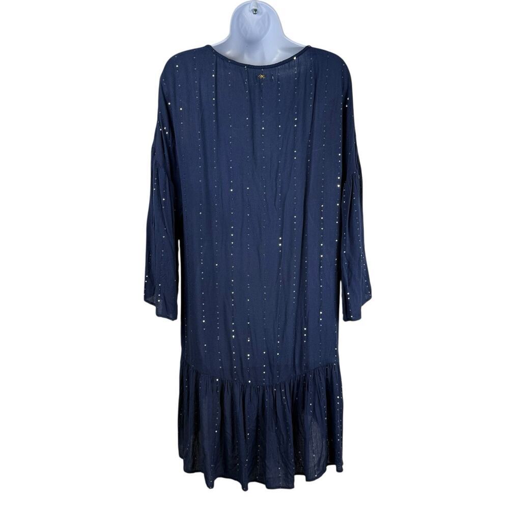 PQ Swim Dress Womens Medium Blue Angelica Sequined Tunic - Picture 9 of 11